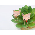 wholesale 2016 fashion pink fox Opal earrings fancy design earring